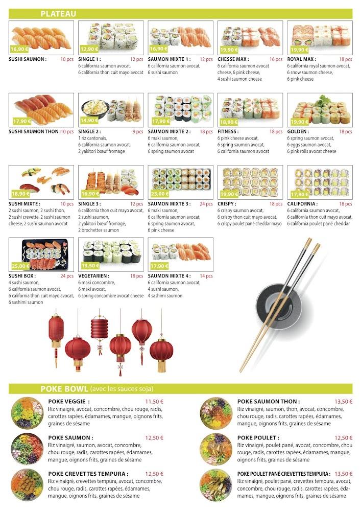 Sushi & Wok 82 - Menu Image 1