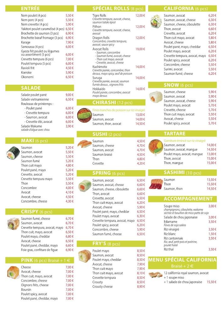 Sushi & Wok 82 - Menu Image 2